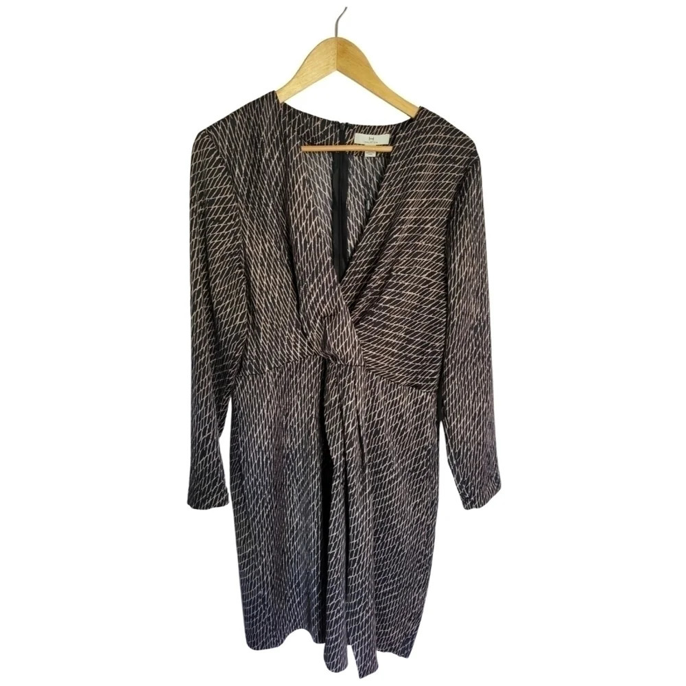 H by Halston Black and Gold  Dress